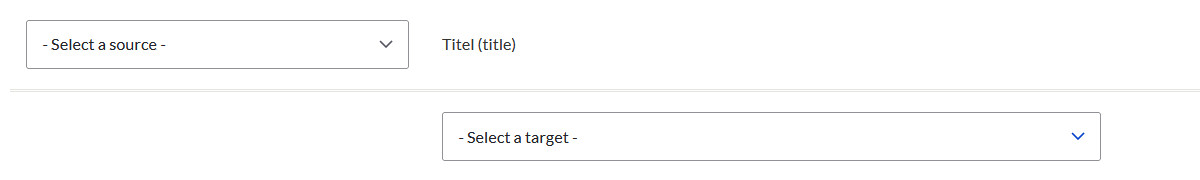 Feeds Unter dem Reiter »Zuordnung« findet das Mapping zwischen den Spalten unserer CSV und den Feldern des Inhaltstyps statt
