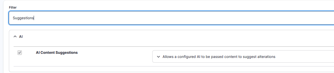 Aktivire Submodule AI Content Suggestions